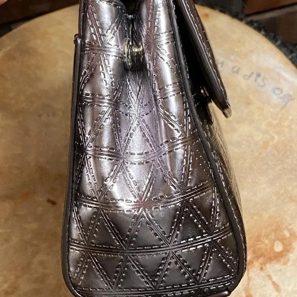 Michael Kors Top Handle Mini Leather Satchel - Picture 9 of 15